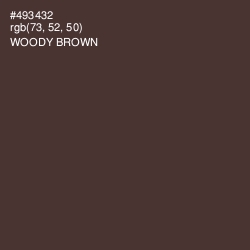 #493432 - Woody Brown Color Image